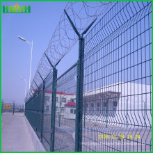 High Security PVC coated Welded Mesh Airport Fence